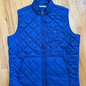 Peter Millar Men’s Bedford Quilted Vest with Bottle Opener - Atlantic Blue